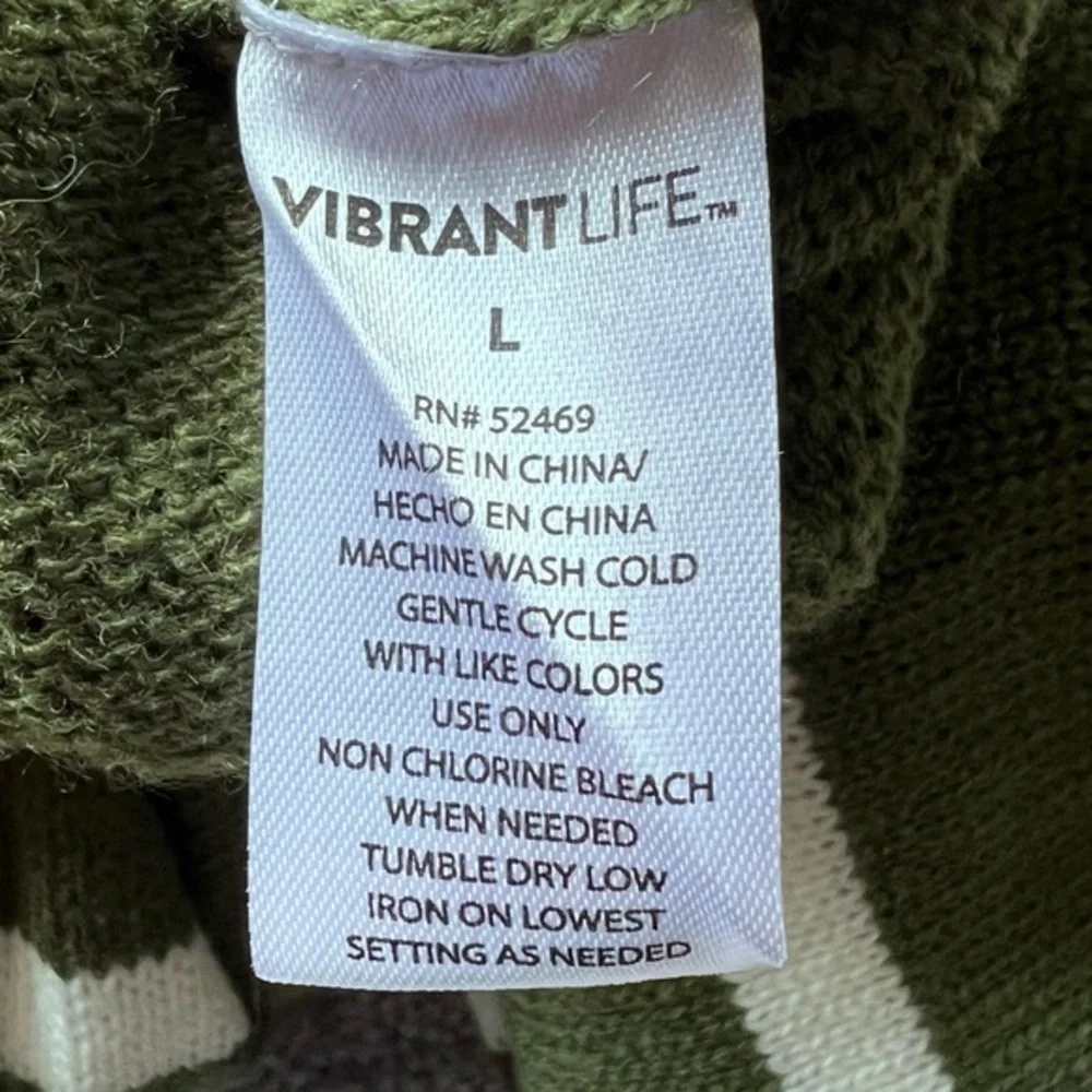 💚 Vibrant Life large dog sweater NWOT